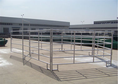 1.8*2.4m cattle yard panels round oval stainless steel pipe SGS approved