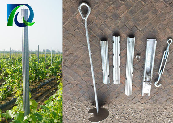 Zink Met een laag bedekte van de de Diktewijngaard van 275G 1.5MM het Latwerkposten